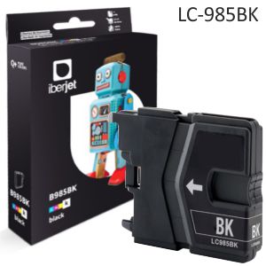 LC-985BK Compatible Brother cartucho de tinta negro 20ml