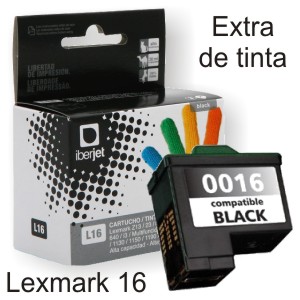 Lexmark 16 Cartucho Compatible X1100 10N0016 Alta capacidad
