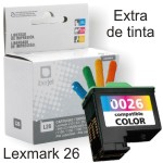 Lexmark X1100 compatible 26 y 27 cartucho color alta capacid