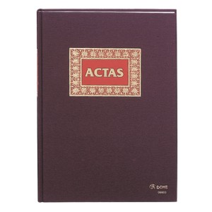 Libro Tela Actas Fº 100 H Dohe