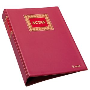 Libro Tela Actas Dohe Hojas Moviles taladradas anillas