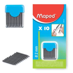Minas para Compas de 2 mm blister 10 minas para recarga