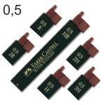 minas superpolimeras faber 0,5 / 0.5 tubo 12 minas