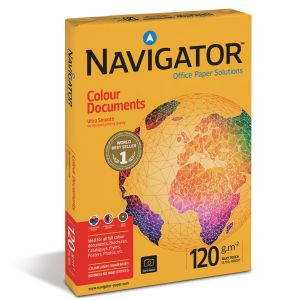 Papel Din A4 120 gramos Navigator COLOUR documents 250 hojas