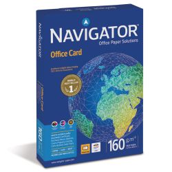 Papel Din A4 160 gramos Navigator office cards 250 hojas
