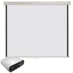 Pantalla Proyeccion de Pared Mural 178x178 cms plegable