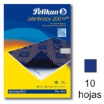 Papel calco Carbon Azul Pelikan Pte.10 hojas para calcar