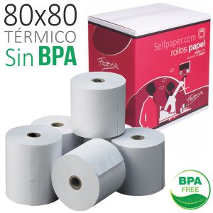 papel termico 80x80 - Impresora tickets TPV registradoras