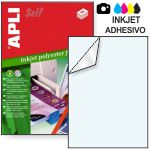 Transparencia Poliester blanco film adhesivo para Ink-jet