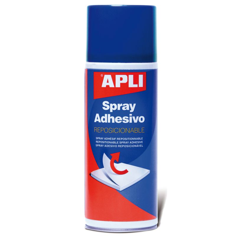 pegamento spray Adhesivo Apli Reposicionable 400ml