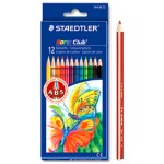 Pinturas de madera, lapices de colores Noris Club 12 colores