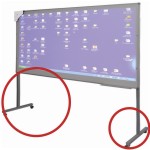 Soportes Con Ruedas Para Pizarra Interactiva juego 2 uds