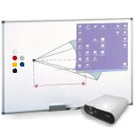 Pizarra blanca mate 122x200  proyector - pantalla proyeccion