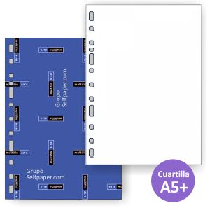 Recambio 11 anillas Liso blanco 3002 cuartilla