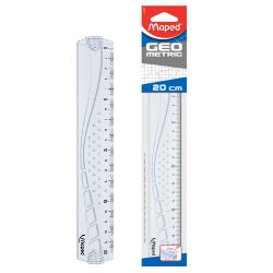 Regla 20 cms - 20 centimetros Maped Graphic