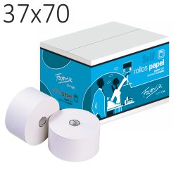 rollo de papel caja registradora 37x70