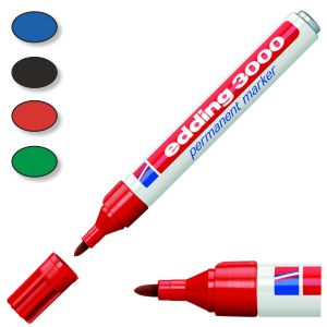 rotulador permanente Edding 3000 marcador indeleble p.c�nica