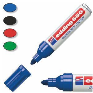 rotulador permanente Edding 550 marcador indeleble p. c�nica