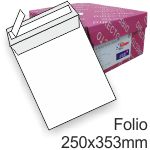 bolsa sobre 250x353 Din B4 Folio Blanco 90 grs caja 250 uds