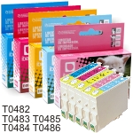 T0482 T0483 T0484 T0485 T0486 compatible Epson - cada color