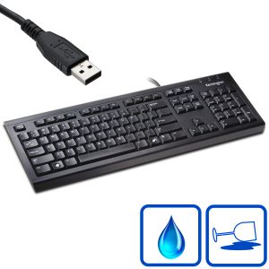 teclado USB y adaptador PS2 impermeable derrame liquidos