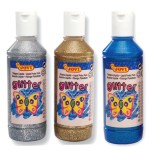 Tempera Glitter Purpurina brillante gel Oro plata metalizado