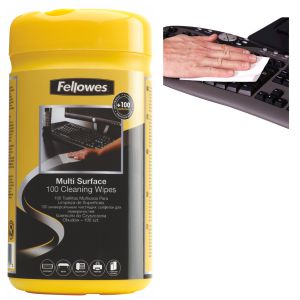 Toallitas Limpia Superficies Fellowes multiuso