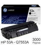Toner Original Hewlett Packard HP Q7553A P2015 3000 Pags