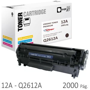 Toner Compatible gen�rico Hp 12A Q2612A LJ 1010 2000 PAGS