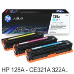 Toner HP CE321A CE322A CE323A - HP 128A cada color
