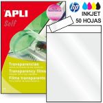 Transparencias impresora Inkjet Apli banda papel C/50