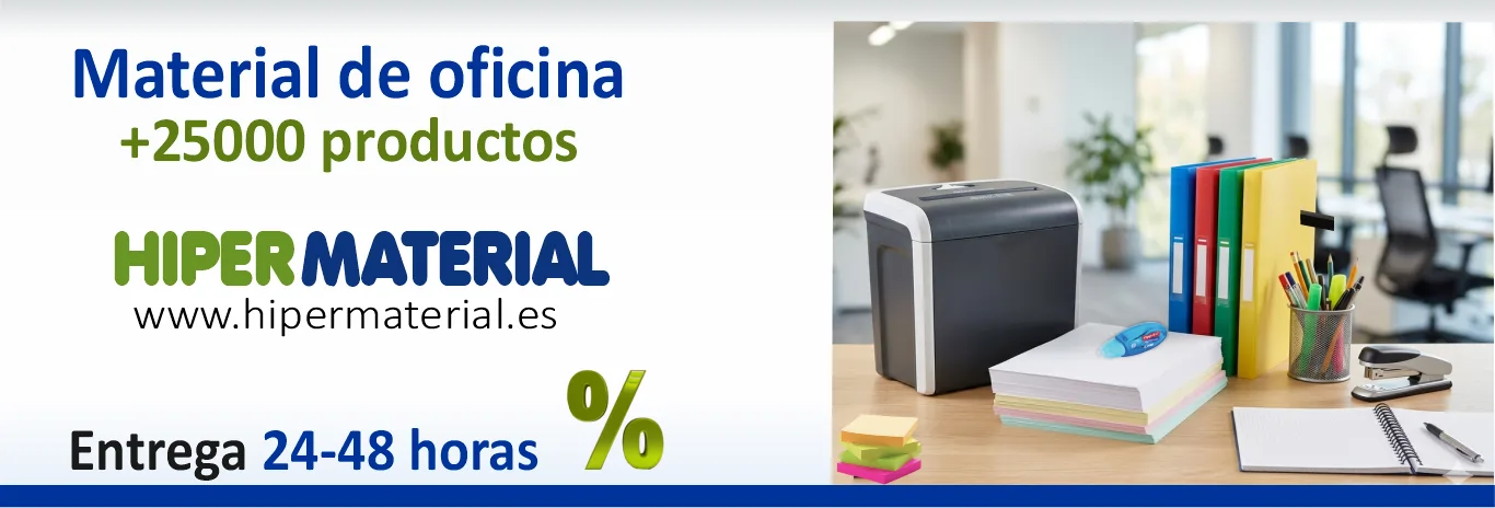 Catálogo de material de oficina barato online en Hipermaterial