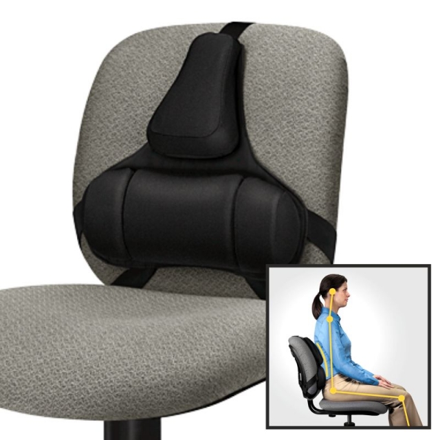 fellowes 8041801, cojn lumbar profesional ergonm