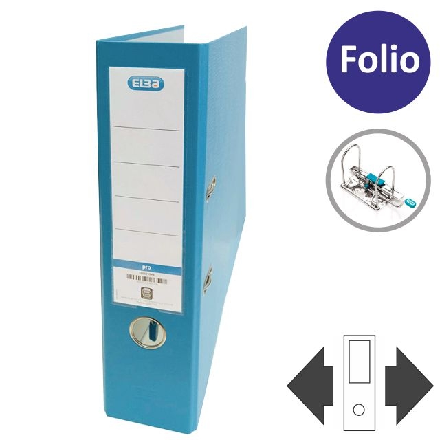 Comprar Archivador de palanca Elba Folio Forrado PVC rado, Turquesa