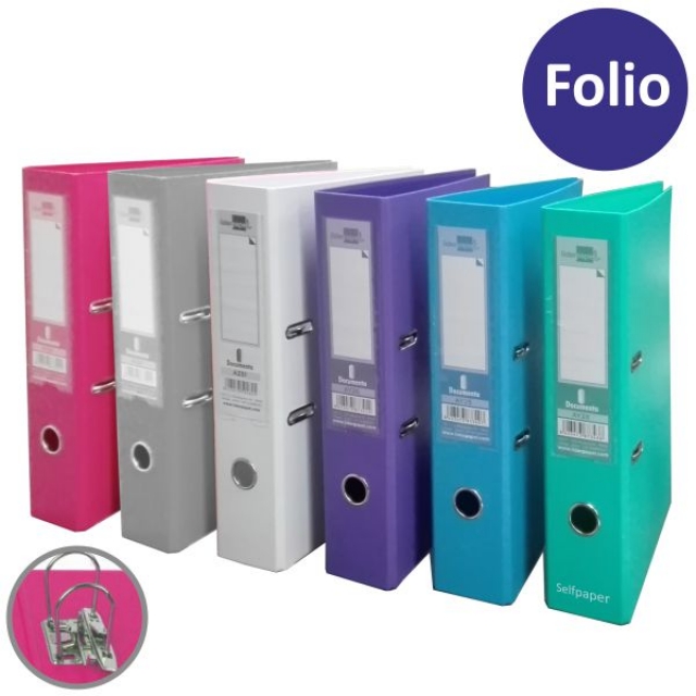 archivador palanca forrado pvc folio colores nuevo