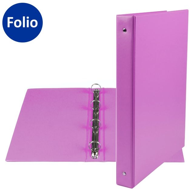 Comprar Carpeta 4 anillas 25 mm plástico PVC A4+ folio Violeta Lila
