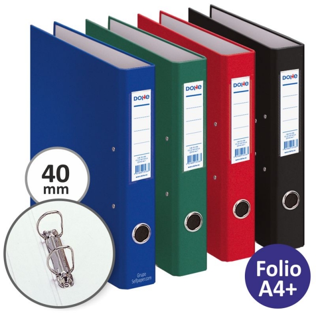 Comprar Carpeta Dohe folio 2 anillas anchas, 40 mm. Oficolor