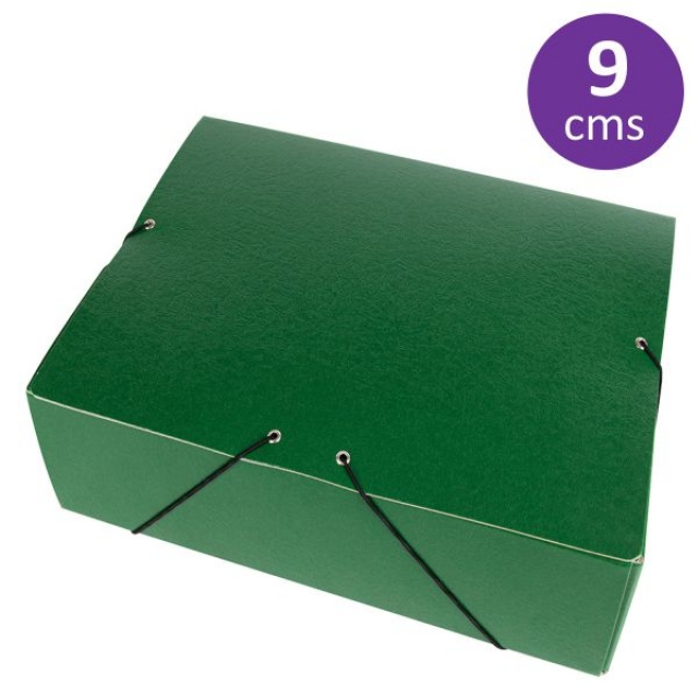 Comprar Carpeta caja de proyectos Liderpapel PJ96 Lomo 9 cms Verde