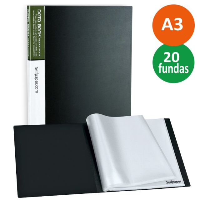 carpeta de 20 funtas tamao din a3, doble folio