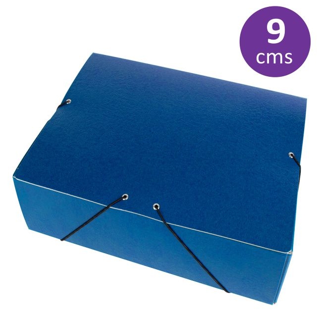 Comprar Carpetas, cajas de proyectos Liderpapel lomo 9 cms azul