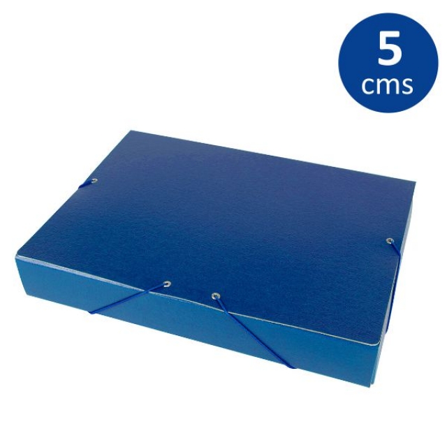 Comprar Carpeta de proyectos Liderpapel PJ52, lomo 5 cms Azul