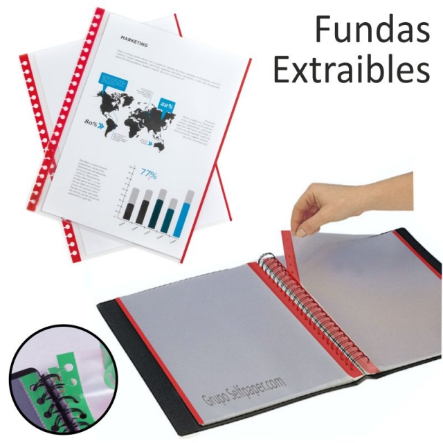 Comprar Fundas Extraibles Intercambiables lomo color Pte.10 unicolor