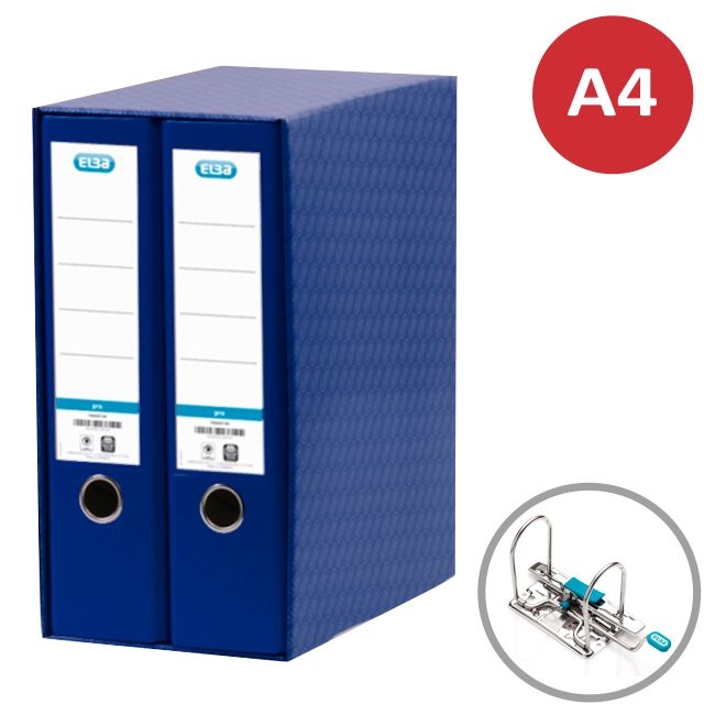 Comprar Modulo 2 Archivadores de Palanca Din A4 Elba Rado Top, azul