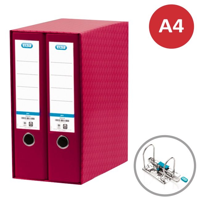 Comprar Módulo Elba 2 Archivadores Palanca Din A4, Rado Top rojo