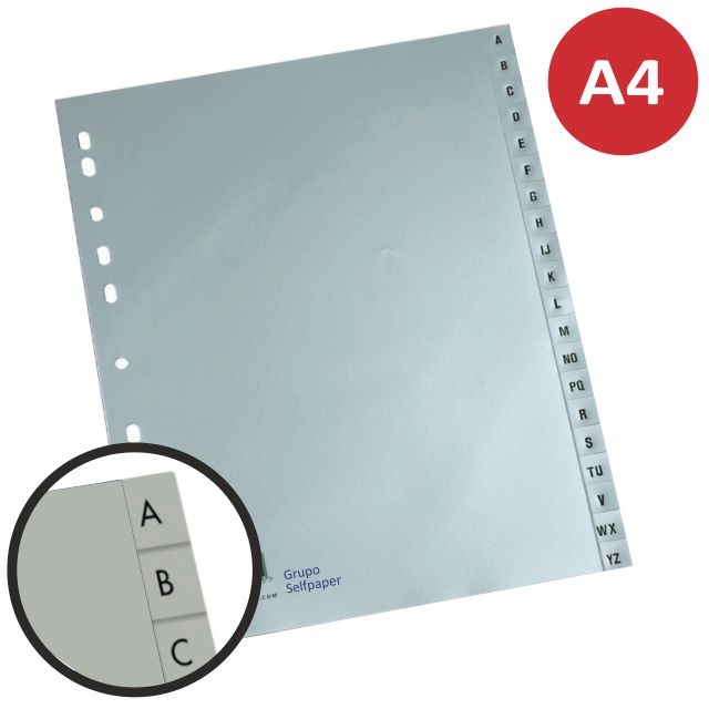Comprar Separadores AZ, Alfabeticos, abecedario Din A4 Q-connect