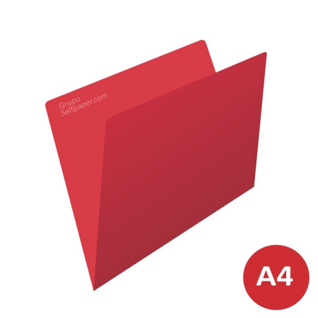 Comprar Subcarpetas archivo cartulina Din A4 color rojo