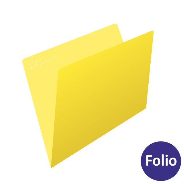 Comprar Subcarpetas cartulina Folio pack 50 amarillo