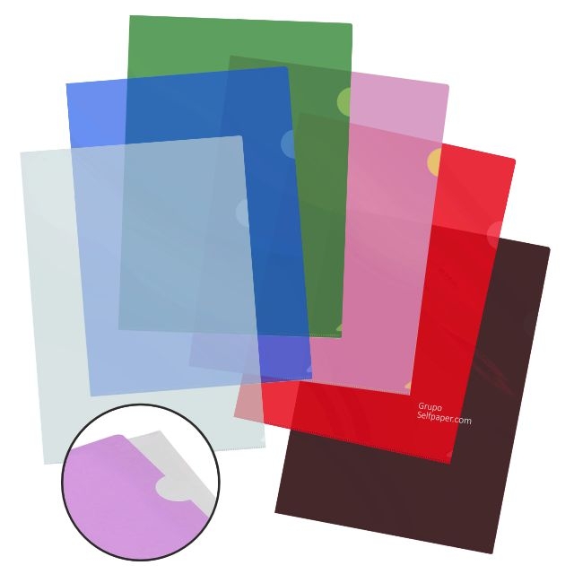 colores de dossier funda en l unero