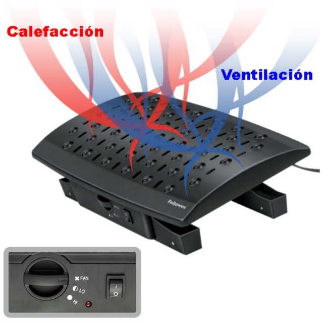 Comprar Reposapiés con calefacción, ventilacion, aire frío o calor