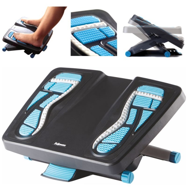 Comprar Reposapies Fellowes Energizer con plantillas masaje de goma